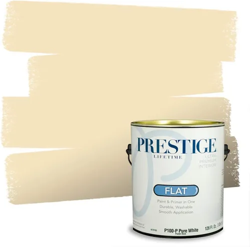 Miniatura 46 de PRESTIGE Paints Exterior Paint and Primer In One, 1-Gallon, Satin, Comparable Match of Benjamin Moore* Royal Linen* 931BM-PCM