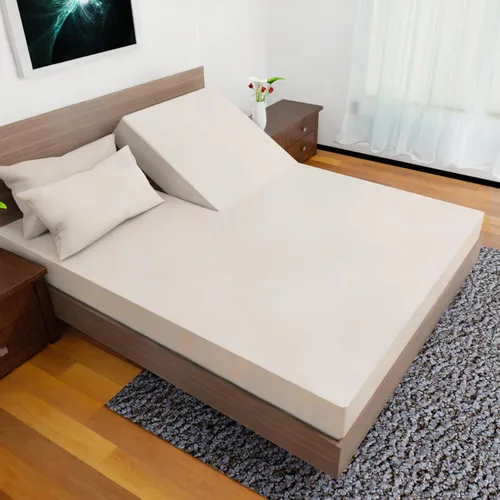 Miniatura 79 de Top Split King - Juego de sábanas para cama ajustable, 4 piezas con bolsillos profundos, sábanas de microfibra de doble cepillado, sábana bajera