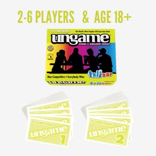 Miniatura 4 de Pocket UNGAME - 20 Somethings - Juego de cartas no competitivo para adultos jóvenes para discutir, compartir valores y experiencias - mazos ligeros