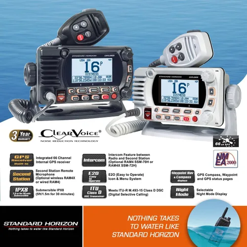 Miniatura 4 de STANDARD Horizon GX1850B Negro 25W VHF/NMEA2000/Second Explorer Series