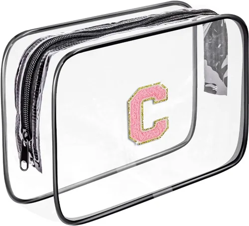 Miniatura 13 de Bolsa de aseo transparente Fodofodo, bolsa de aseo de viaje portátil, bolsa de maquillaje impermeable, organizador de almacenamiento de cosméticos