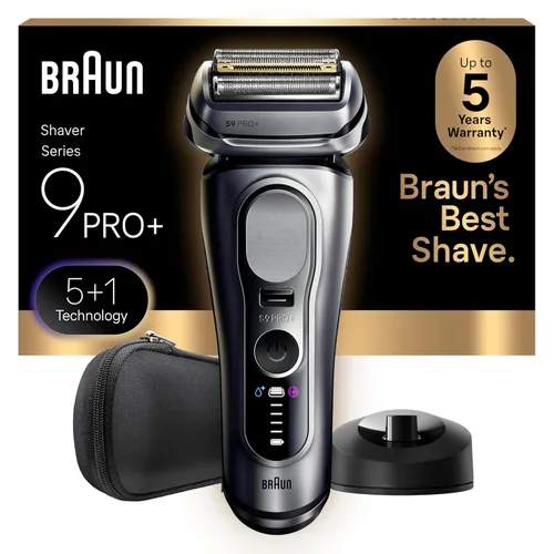 Miniatura 14 de Braun Series 9 Pro 9487cc Afeitadora eléctrica para hombre, para uso húmedo y seco, recargable, afeitadora eléctrica con estación de limpieza