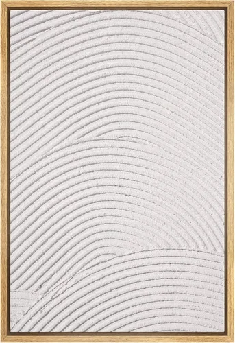 Miniatura 29 de SIGNWIN Lienzo enmarcado para pared, diseño retro pastel, anillo geométrico en espiral, ilustraciones de formas abstractas, arte moderno