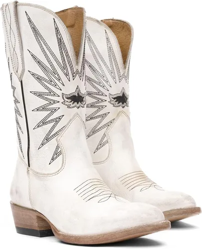 Miniatura 3 de Mezcalero Botas vaqueras para Mujer con costuras occidentales tradicionales en la caña - Mezcal