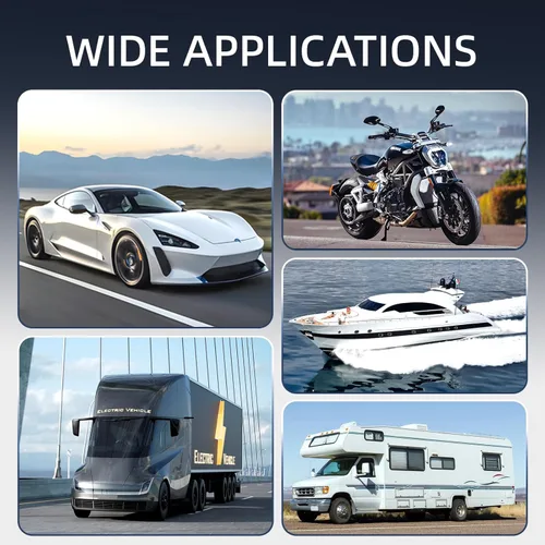 Miniatura 5 de JOREST Juego de fusibles de repuesto para automóvil, 60 piezas de fusibles de repuesto para automóvil/RV/camión/motocicleta