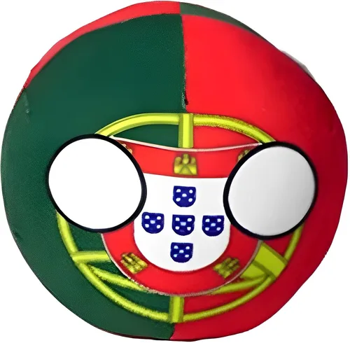 Polandball de peluche de Portugal, peluche de Polandball, almohada de país con bandera, peluches de anime, regalos de 7.9 pulgadas (color: POR)