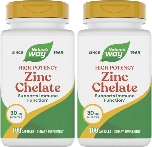 Miniatura 8 de Nature's Way Quelato de zinc, apoya la función inmunológica*, 30 mg por porción, 100 cápsulas