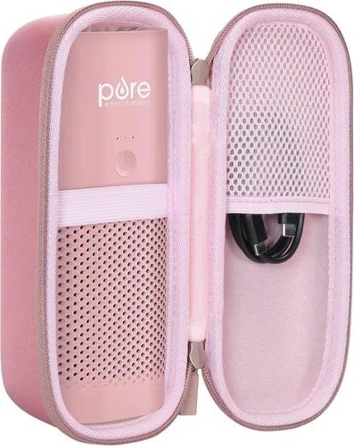 co2CREA Funda rígida compatible con Pure Enrichment PureZone Mini purificador de aire portátil (funda de rubor)