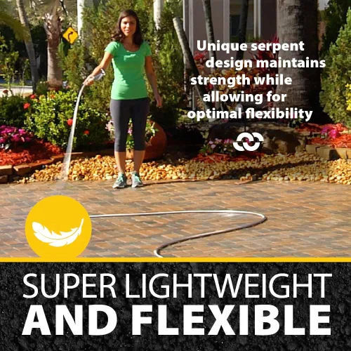 Miniatura 5 de BIONIC STEEL Manguera corta de jardín de 3 pies, manguera conectora de 3 pies x 5/8 pulgadas para carrete, conexión a prueba de fugas, resistente
