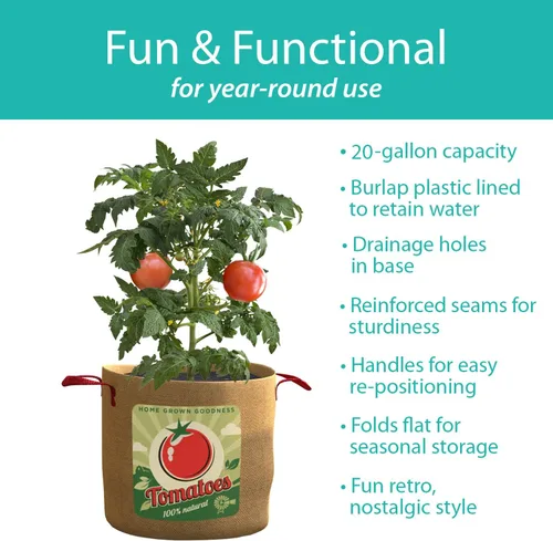 Miniatura 2 de PANACEA PRODUCTOS 84386 Grow Bag tomates, 20 galones
