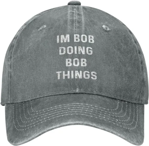 Miniatura 16 de Im Bob Doing Bob Things - Sombrero de camionero para hombre, sombrero de malla vintage para verano Azul Marino-06