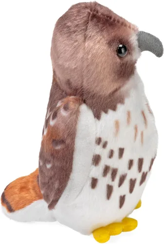 Miniatura 5 de Wild Republic Audubon Birds - Peluche de halcón de cola roja con auténtico sonido de pájaro, animal de peluche, juguetes de pájaros para niños