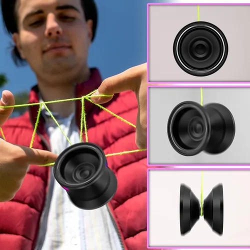 Miniatura 3 de Yoyo de metal W07 de doble modo: yoyo sensible y no sensible, una opción para niños y adultos, adecuado para principiantes y jugadores avanzados