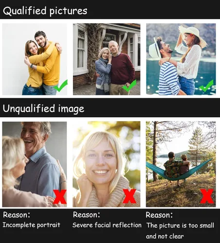 Miniatura 7 de Foto de cristal 3D, regalos personalizados para mujeres, ella, esposa, hombres, mamá, marido, gran regalo personalizado con tu propia foto, Retrato
