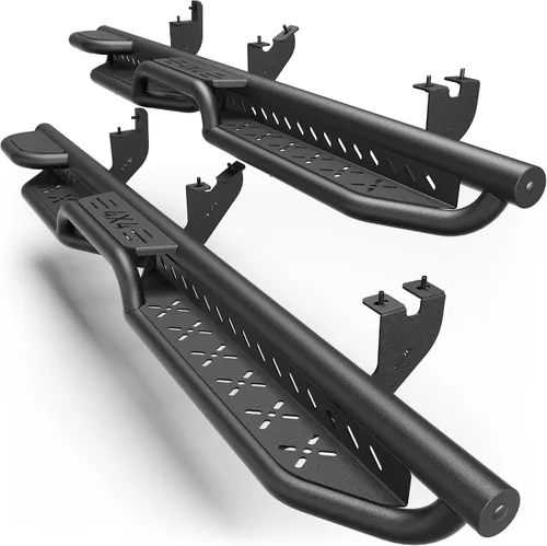 Miniatura 36 de Estribos para Wrangler JK 2007-2018, pasos de trabajo de acero resistente Heavy-Duty Work Steps, 550-LB Capacity, Easy Cab & Bed Access, Jobsite