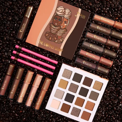 Miniatura 7 de Juvia's Place Coffee Shop Brillo de labios – Caramelo salado – Brillo de labios hidratante de mantequilla para mujeres, brillo duradero, acabado