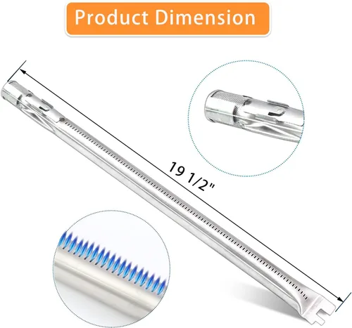 Miniatura 3 de 62752 7620 7622 Piezas de repuesto para parrilla Weber Genesis E310 E320 E330 S310 S320 S330 EP310 EP320 EP330, barras aromatizantes de 17.5