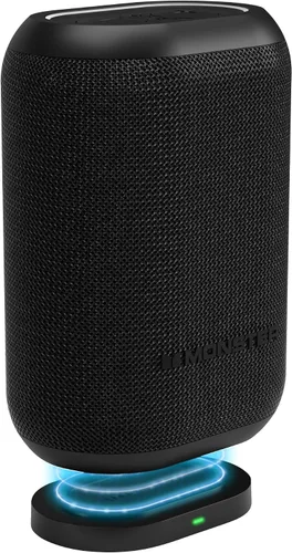 Miniatura 12 de Monster DNA Max - Altavoz Bluetooth portátil, altavoz portátil con sonido de 360 graves y almohadilla de carga inalámbrica certificada Qi de 10 W