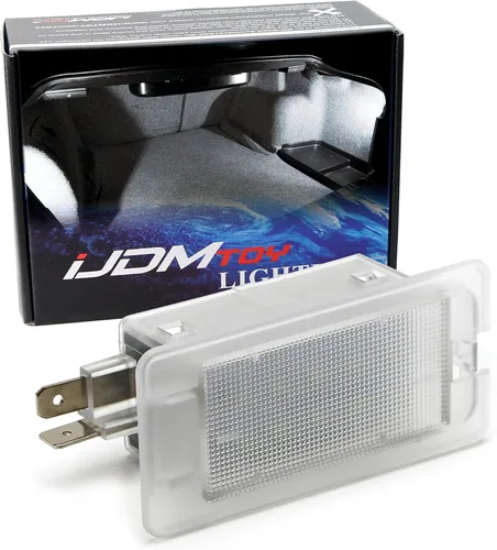 iJDMTOY Luz de carga LED blanca de xenón compatible con Hyundai Accent Elantra Genesis Coupe Sonata, Kia Optima Forte Rio K900, etc., repuesto OEM
