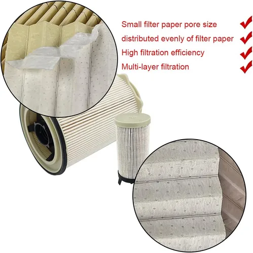 Miniatura 2 de Filtro de combustible Separador de agua y filtro de aceite Set para Dodge Ram 6.7L 2500 3500 4500 5500 Turbo Diesel Motores 68197867AA 68157291AA