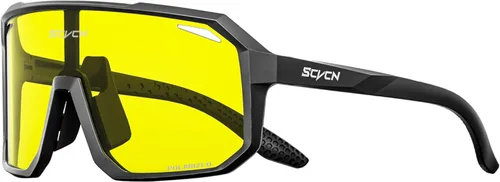 SCVCN Night Vision Driving Glasses Anti Glare Polarized Yellow Lens Women Men Goggles Sport Sunglass Bicycle MTB