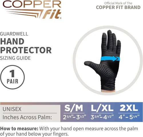 Miniatura 3 de Copper Fit Guardwell Guantes de protección completa para las manos