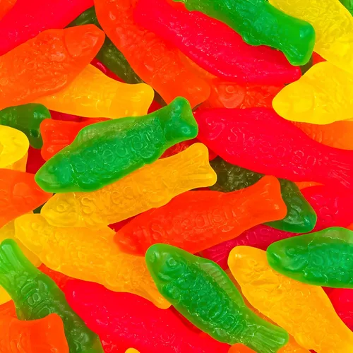 Miniatura 8 de SWEDISH FISH Surtido de dulces suaves y masticables, caramelos a granel, 5 libras