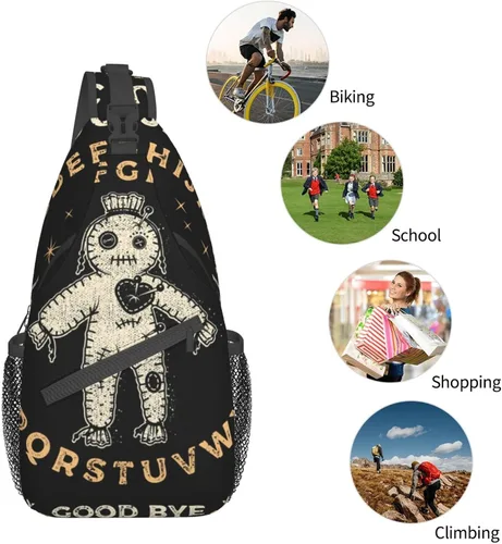 Miniatura 6 de RIMENCH Bolso bandolera multiusos, bolsos cruzados informales, mochila premium para el hombro en el pecho, color 980, Bandolera