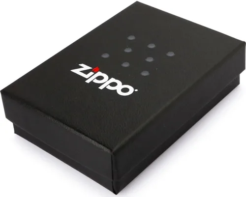 ZIPPO Encendedor de tubo veneciano gris negro latón