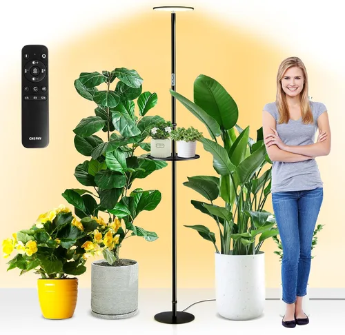 Miniatura 10 de chiphy Luces de crecimiento, luz de espectro completo para plantas de interior, temporizador de control de aplicación de enchufe inteligente, 40 W