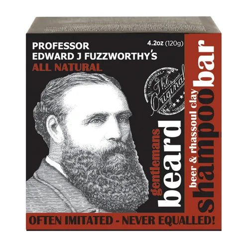 Miniatura 10 de Professor Fuzzworthy's Gentlemans BEER - Barra de champú para barba y cabello normal, seco y graso PERFUMADO con aceites completamente naturales