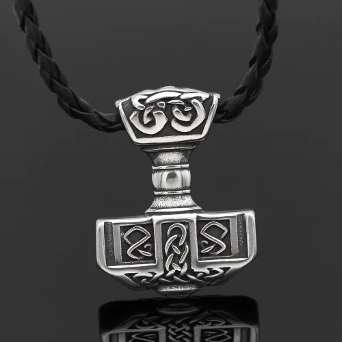 Miniatura 3 de GuoShuang - Collar con colgante de acero inoxidable 316L para hombre
