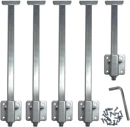 Kit de reparación de fregadero de montaje inferior, soportes para fregadero caído, acero de aleación, gris plateado, montaje inferior, 5 unidades