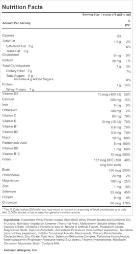 Miniatura 2 de ANDREW LESSMAN Secure Whey - Reemplazo completo de comida – Vainilla 60 porciones – Solo 63 calorías, 0.25 oz de proteína de suero, vitaminas