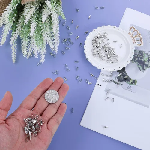 Miniatura 4 de Prasacco 200 cierres y conectores colgantes para fabricación de joyas