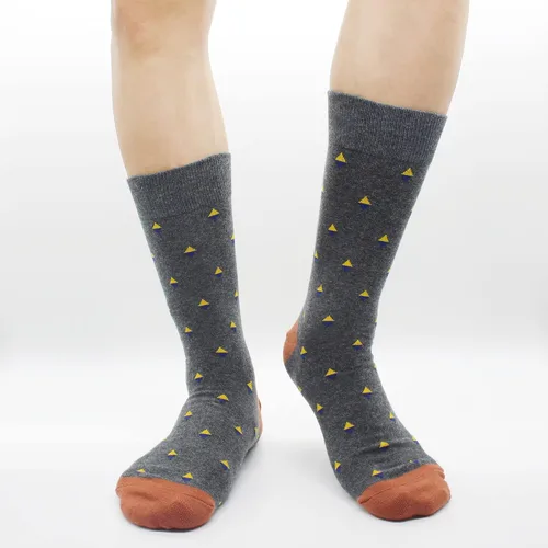 Miniatura 17 de TOEJYJ Calcetines de vestir divertidos para hombre, paquete de calcetines casuales divertidos, coloridos calcetines de algodón a rayas, talla 10-13