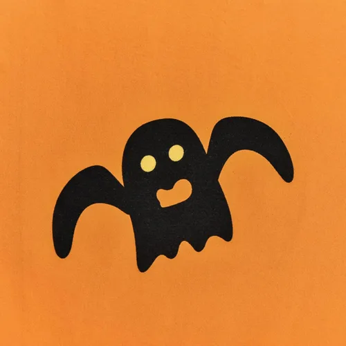 Miniatura 6 de Mybedsoul Funda de sofá con estampado de Halloween, funda elástica de fantasma, lavable a máquina, temática de Halloween, funda negra para sofá