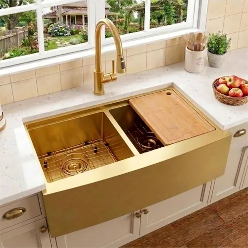 Miniatura 18 de Fregadero de Cocina de Doble Tazón 30" X 18", Fregadero de Cocina Negro de Montaje Inferior, Fregaderos Dobles de Montaje Inferior de Acero Acero