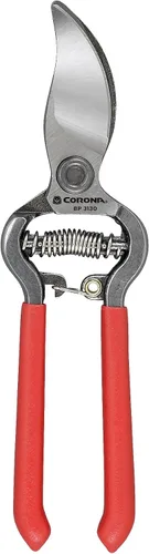 Miniatura 8 de Corona BP 3180D Podador clásico forjado de bypass con capacidad de corte de 1 pulgada, 1", Rojo & NISAKU NJP650 El original cuchillo japonés