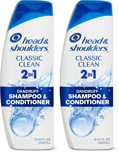 Miniatura 12 de Head & Shoulders Champú y acondicionador anticaspa, Classic Clean 2 en 1, 1% piritiona de zinc, control de escamas, limpieza profunda, cuidado