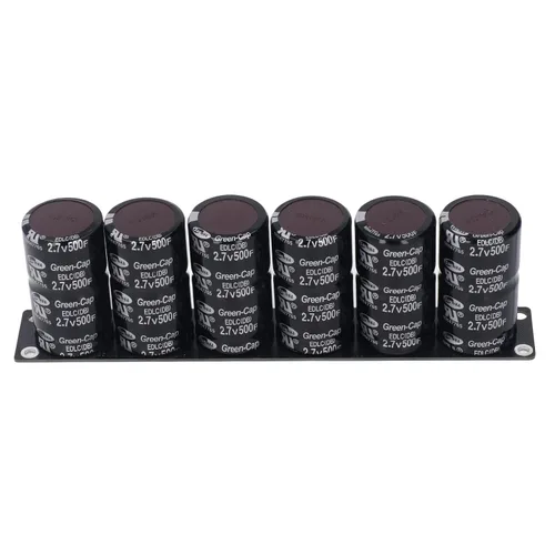Miniatura 9 de 6 en Super Capacitor Set 1 2.7V500F Super Capacitor Condensador Componentes de Almacenamiento de Energía 16V 83F para Dispositivos Electrónicos