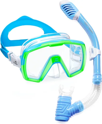 Miniatura 10 de Freela Gafas de natación para adultos con cubierta para la nariz, vidrio templado, antivaho impermeable, 180°, visión amplia transparente