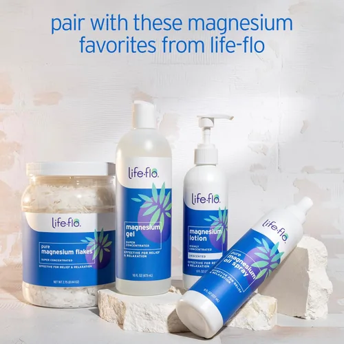 Miniatura 6 de LIFE-FLO MigraZap - Rollo de magnesio con cloruro de magnesio, aceite esencial de lavanda, aceite esencial de menta, masaje en las sienes, la frente