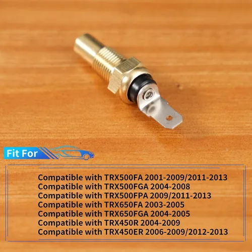 Miniatura 6 de Sensor de temperatura del agua 37750-MAZ-003 para Honda TRX500FA TRX500FGA TRX500FPA TRX650FA TRX650FGA TRX450R TRX450ER reemplaza a 37750MAZ003