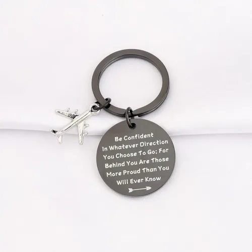Miniatura 3 de LQRI Future Pilot Gift - Nuevo regalo de piloto, regalo de graduación de piloto, ten confianza en cualquier dirección que elijas ir, Medio