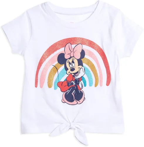 Miniatura 2 de Disney Frozen Minnie Mouse Little Mermaid Elsa Princess Anna Peplum - Conjunto de 3 piezas para bebés y niños grandes