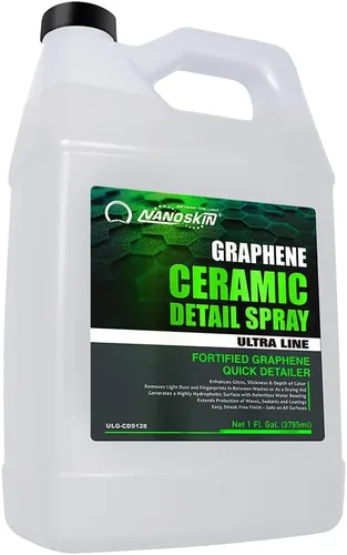 Miniatura 9 de Nanoskin Espray de grafeno cerámico para detalle 16 oz – Detalle rápido sin agua hidrofóbico para el detalle del automóvil Extiende ceras
