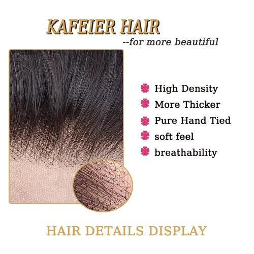 Miniatura 5 de Cierre de encaje transparente de 6 x 6 pulgadas, cierre de cabello humano real, 6 x 6 pulgadas, prearrancado con cabello de bebé, línea capilar