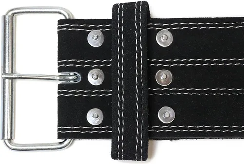 Miniatura 6 de Serious Steel Fitness Cinturón de cuero para levantamiento de pesas y cinturón de ejercicio