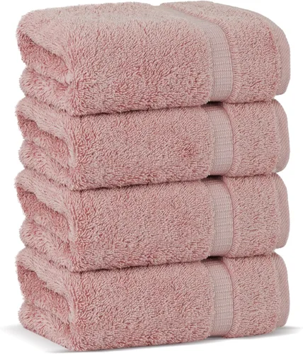 Miniatura 9 de Chakir Turkish Linens - Toallas turcas de alta calidad 100% algodón para baño, 13 x 13 pulgadas (6 toallas pequeñas, aguamarina)